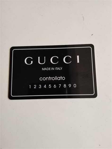 controllato card gucci|gucci authentication guide.